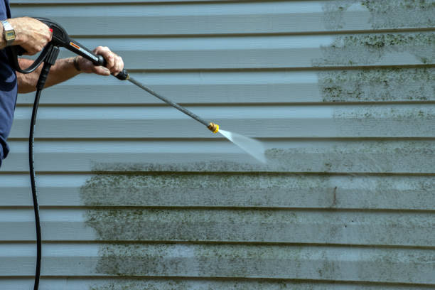 Post-Construction Pressure Washing in Dover Base Housing, DE